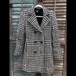 J Crew Oversize Topcoat Check Tweed Coat